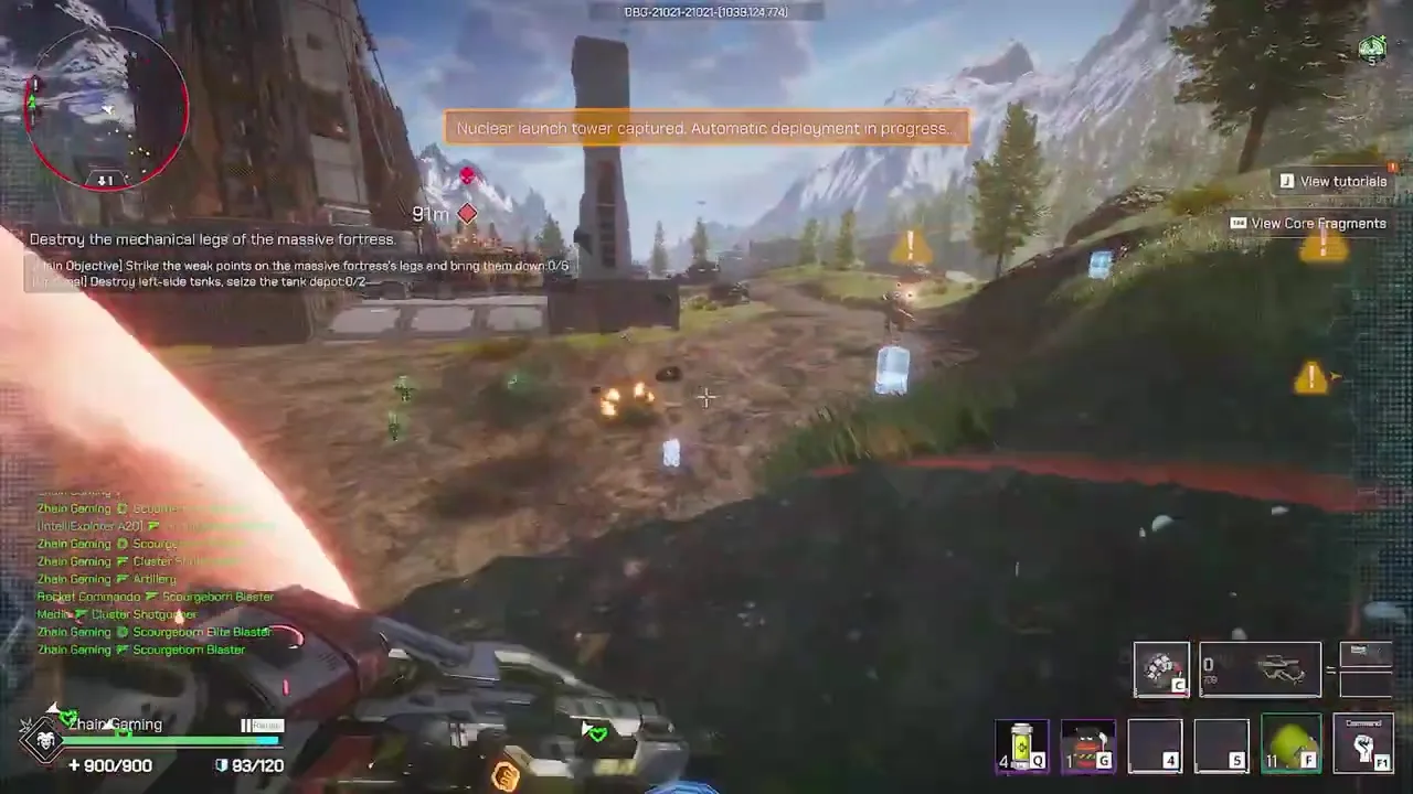 Pax Autocratica troops engaging combat mechs on a mechanized battlefield